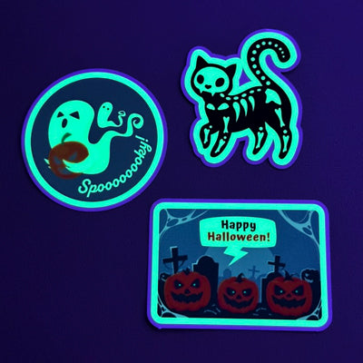 Glow-in-the-dark stickers