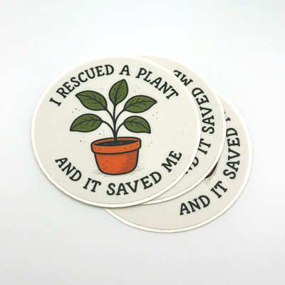 Matte vinyl stickers