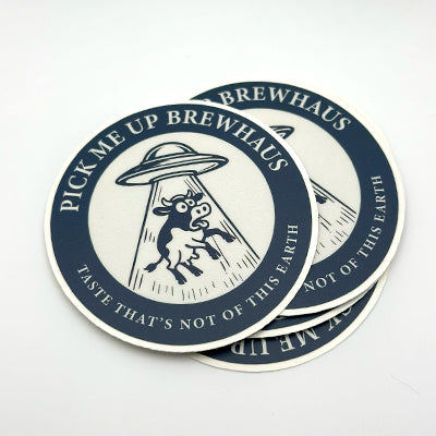 Matte vinyl stickers