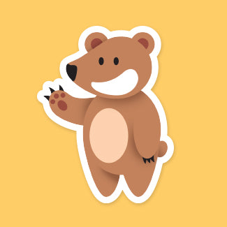 Matte vinyl stickers