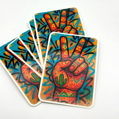 Glossy vinyl stickers