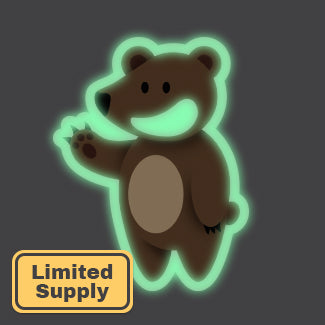 Glow-in-the-dark stickers