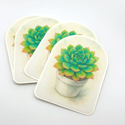 Matte vinyl stickers